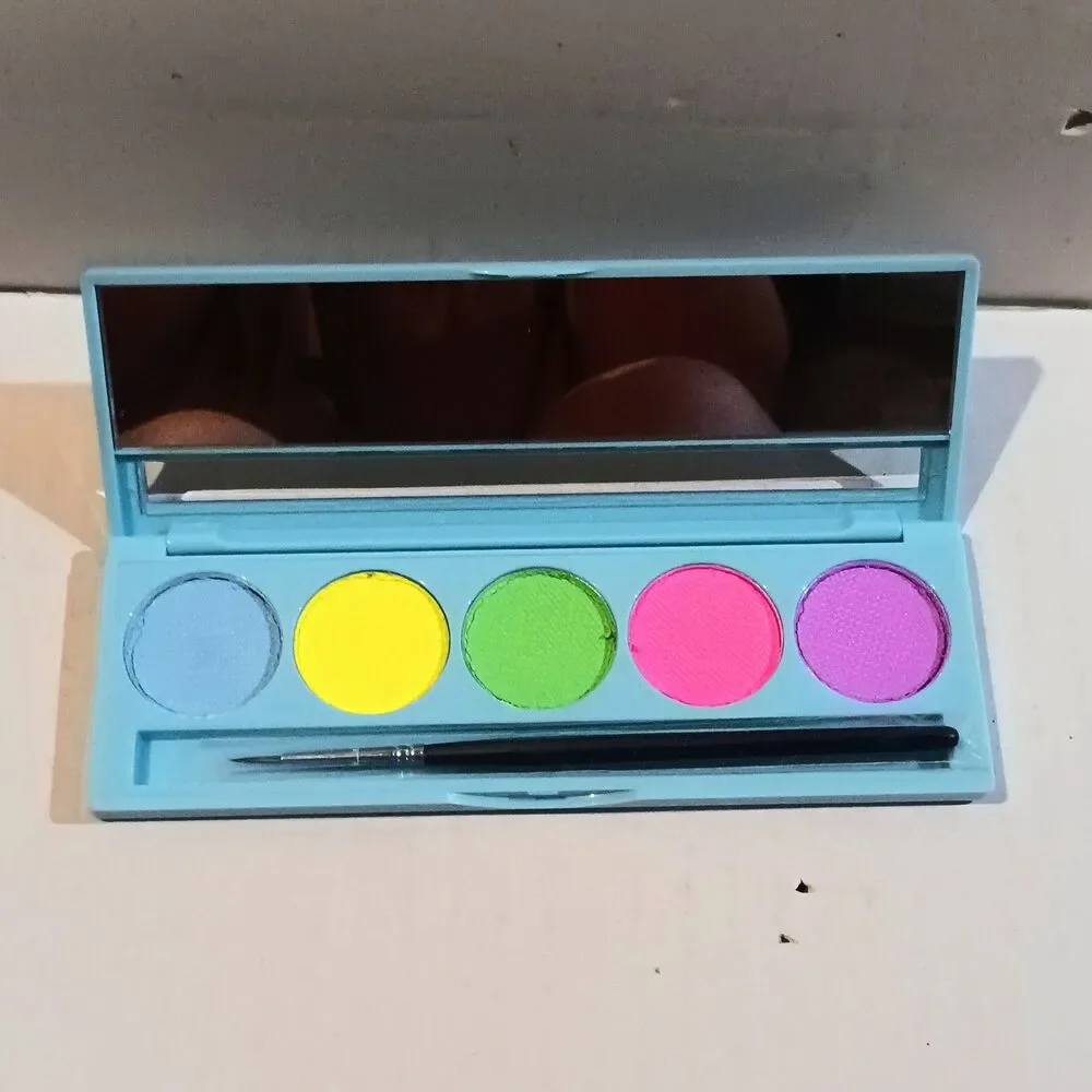 Suva Beauty UV Taffies Hydra Liner FX Palette-Water Activated Body Art-UV-NEW